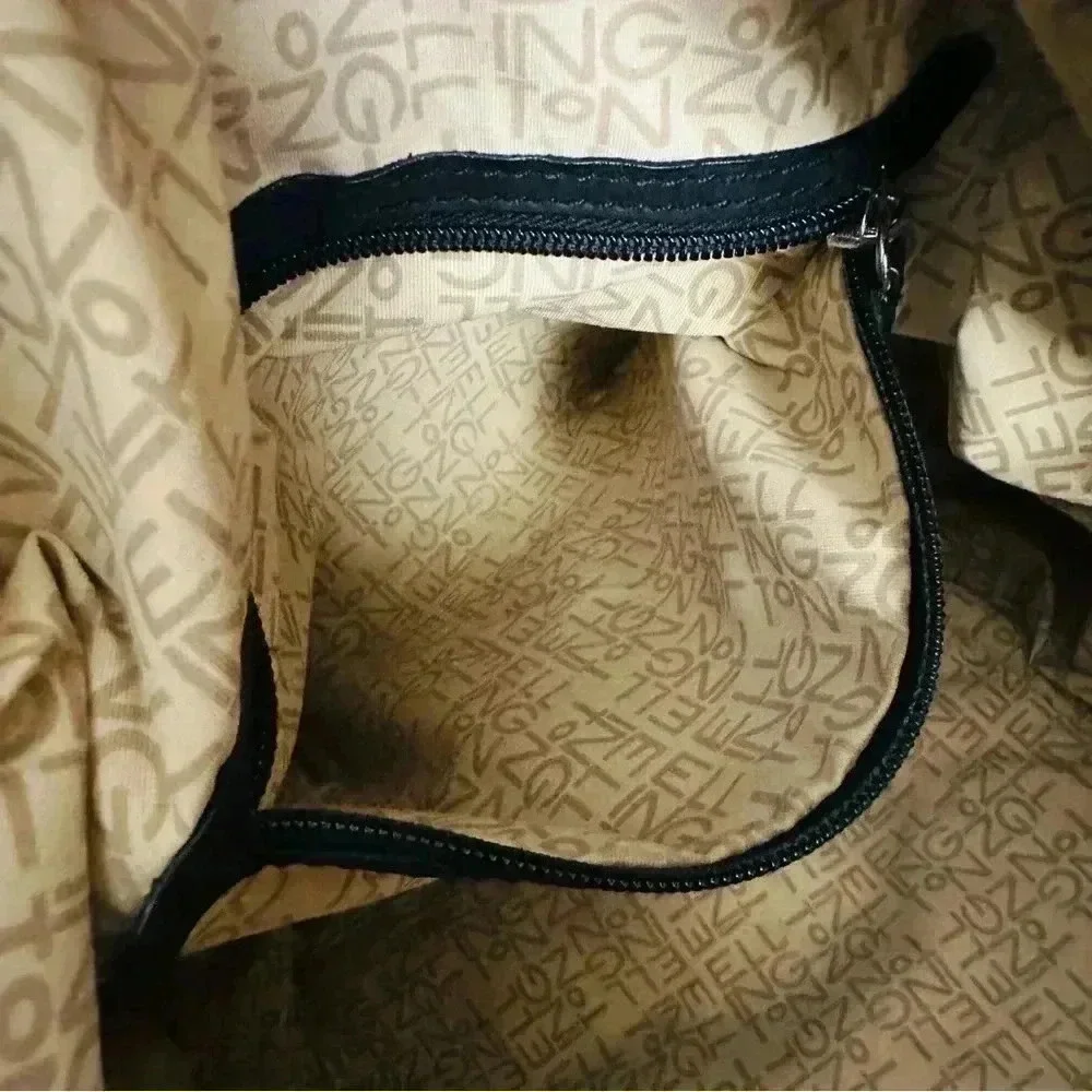 Ellington Leather Woven Large Hobo Bag